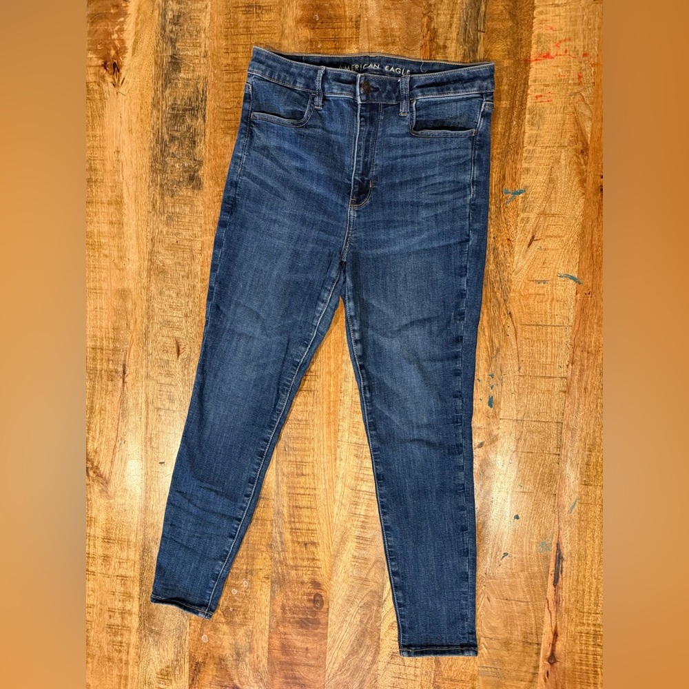 American Eagle Next Level Stretch Super Hi-Rise Jegging Size 8 Short